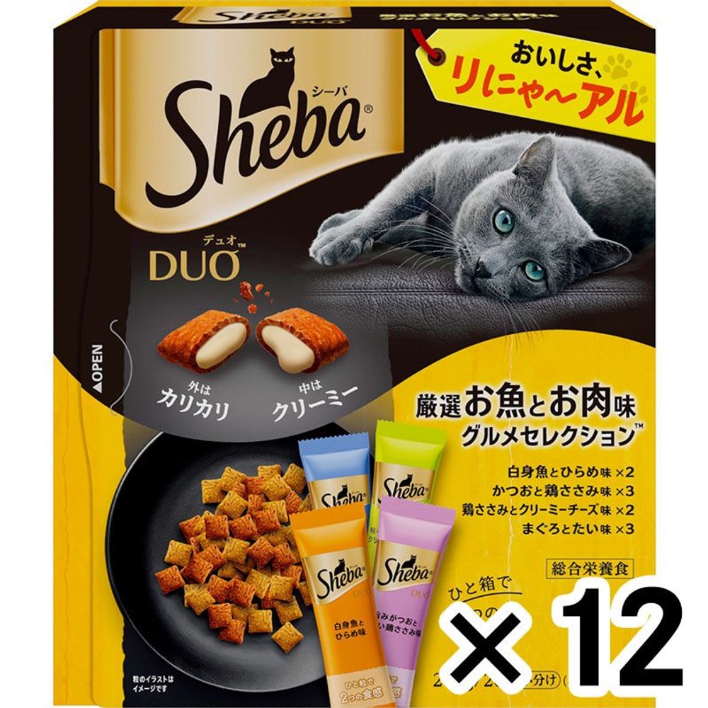 シーバデュオ　厳選お魚とお肉味200ｇ &times;12個セット, 200g, 12個セット