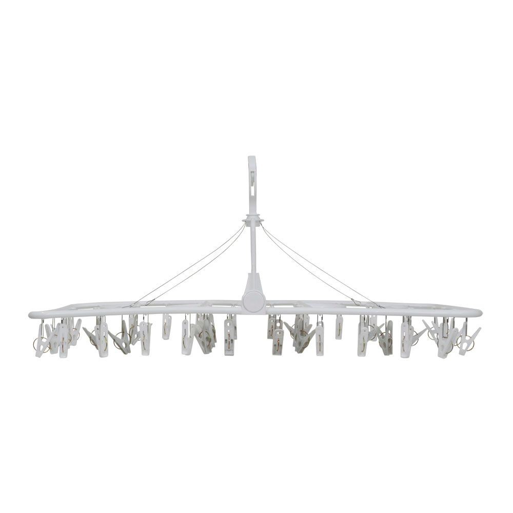 WIZ'A ウィザ ピンチを使い分ける洗濯ハンガー４０ピンチ, ホワイト, 40P