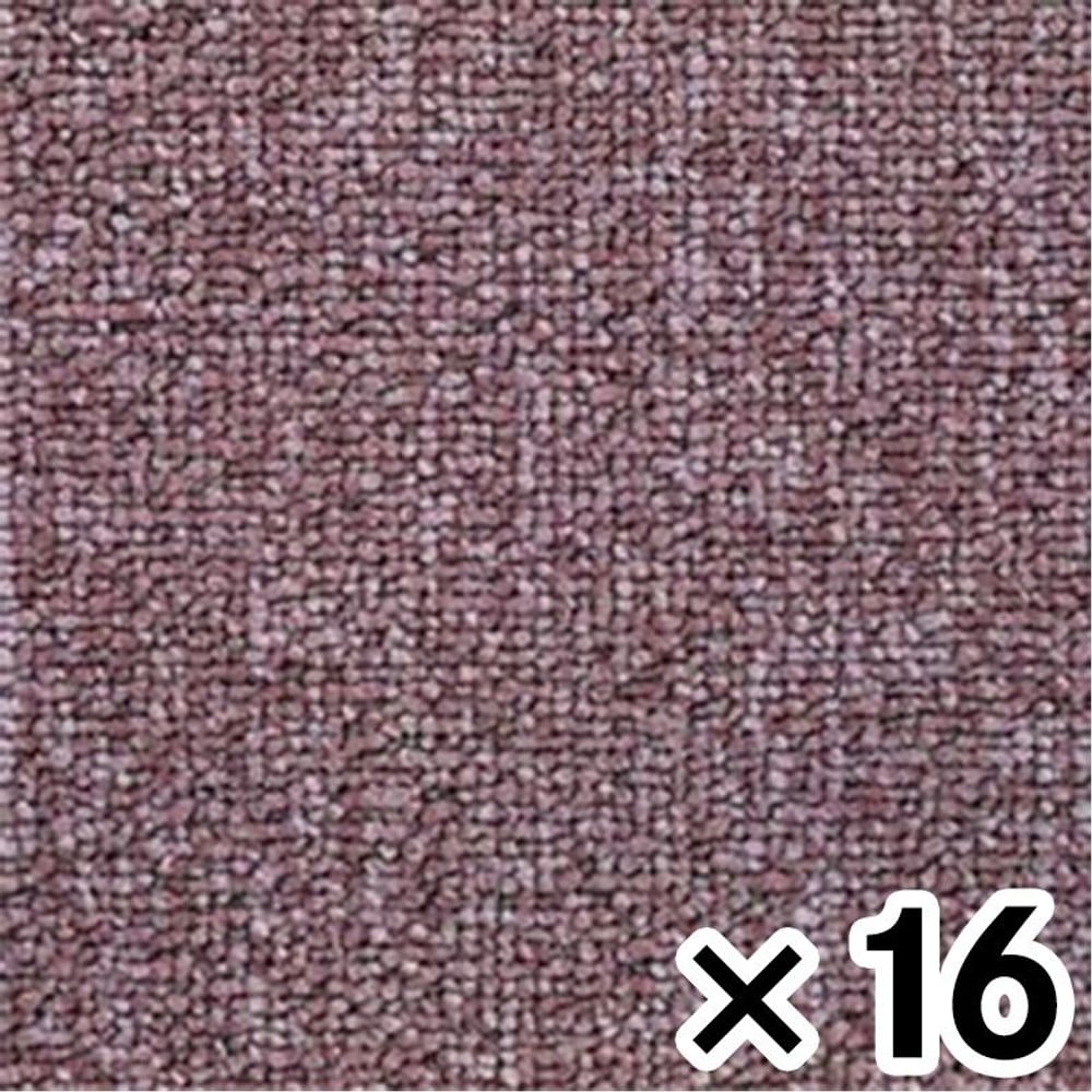 タイルカーペットＴＧ3000ーＨＣ303　ワイン &times;16枚セット, ワイン, 約50&times;50cm