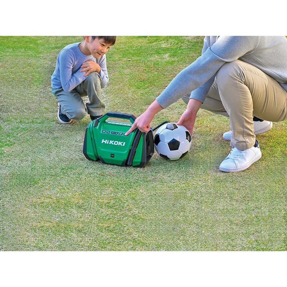 ハイコーキ　HIKOKI １８Ｖ空気入れ（本体のみ） UP18DA (NN), グリーン, UP18DA (NN)