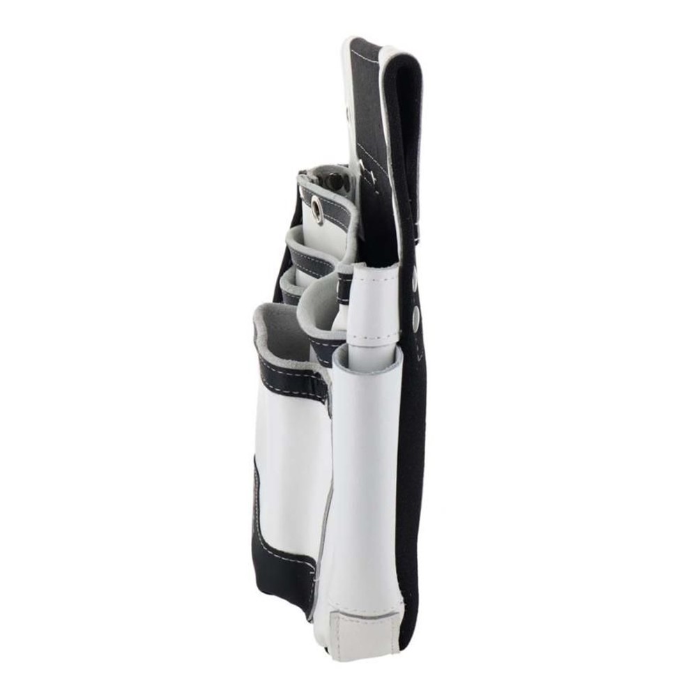 DBLTACT 本革卓越　釘袋　2段　墨ツボケース付　DTL-11, ホワイト, 2段 墨坪ケース付