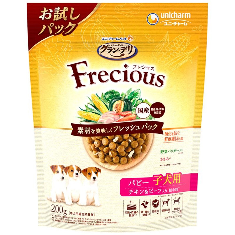 ユニチャーム　ＧＤ　フレシャス　子犬チキンビーフ200ｇ, その他カラー１, その他サイズ１