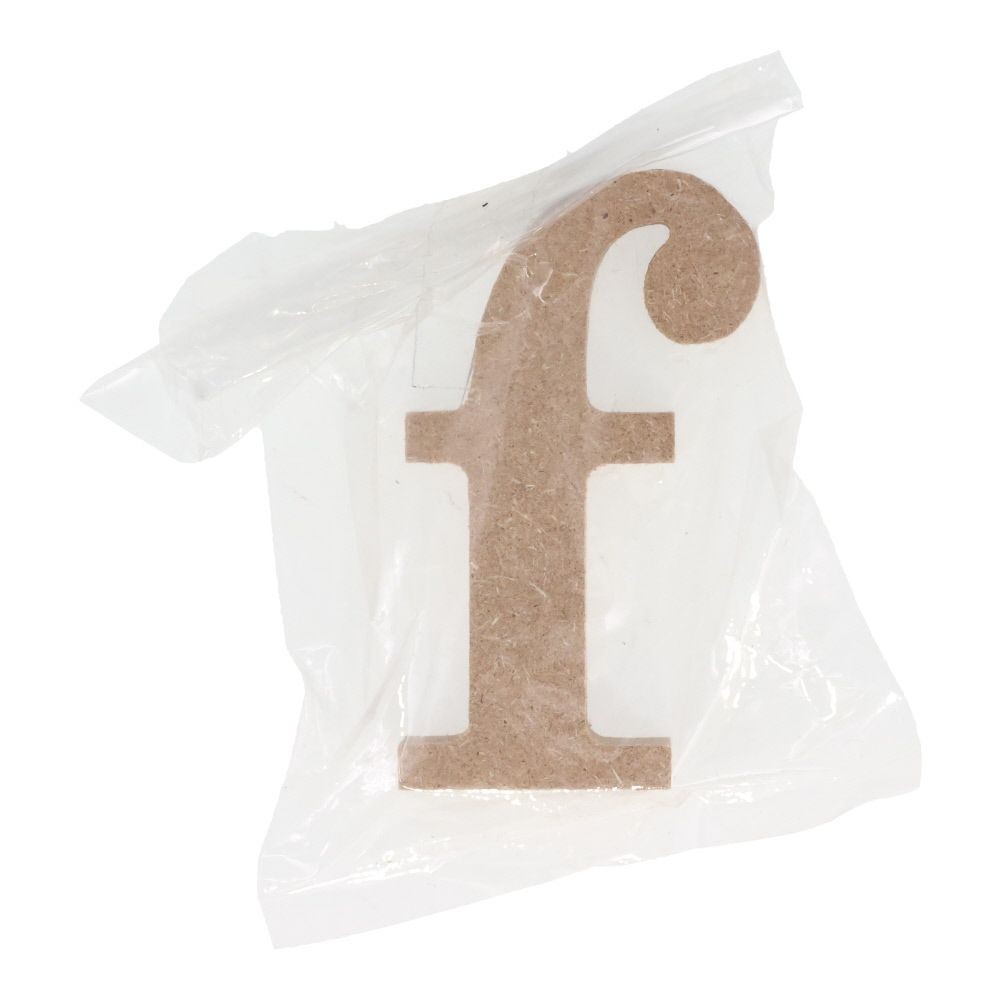 切文字　アルファベット小文字ｆ, 茶, 小文字