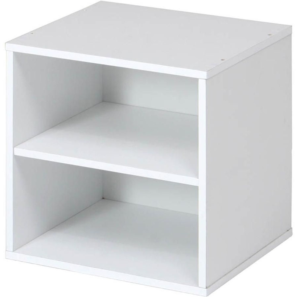 キューブボックス　棚付【メーカー直送 代引不可】, ナチュラル, 1段