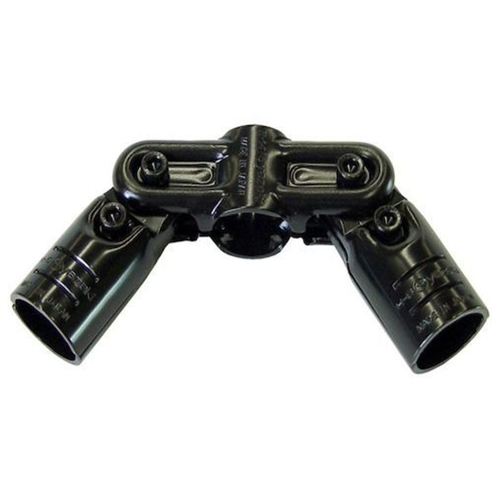 YAZAKI 矢崎化工 イレクターメタルジョイントHJ-12 S, ブラック, HJ-12S