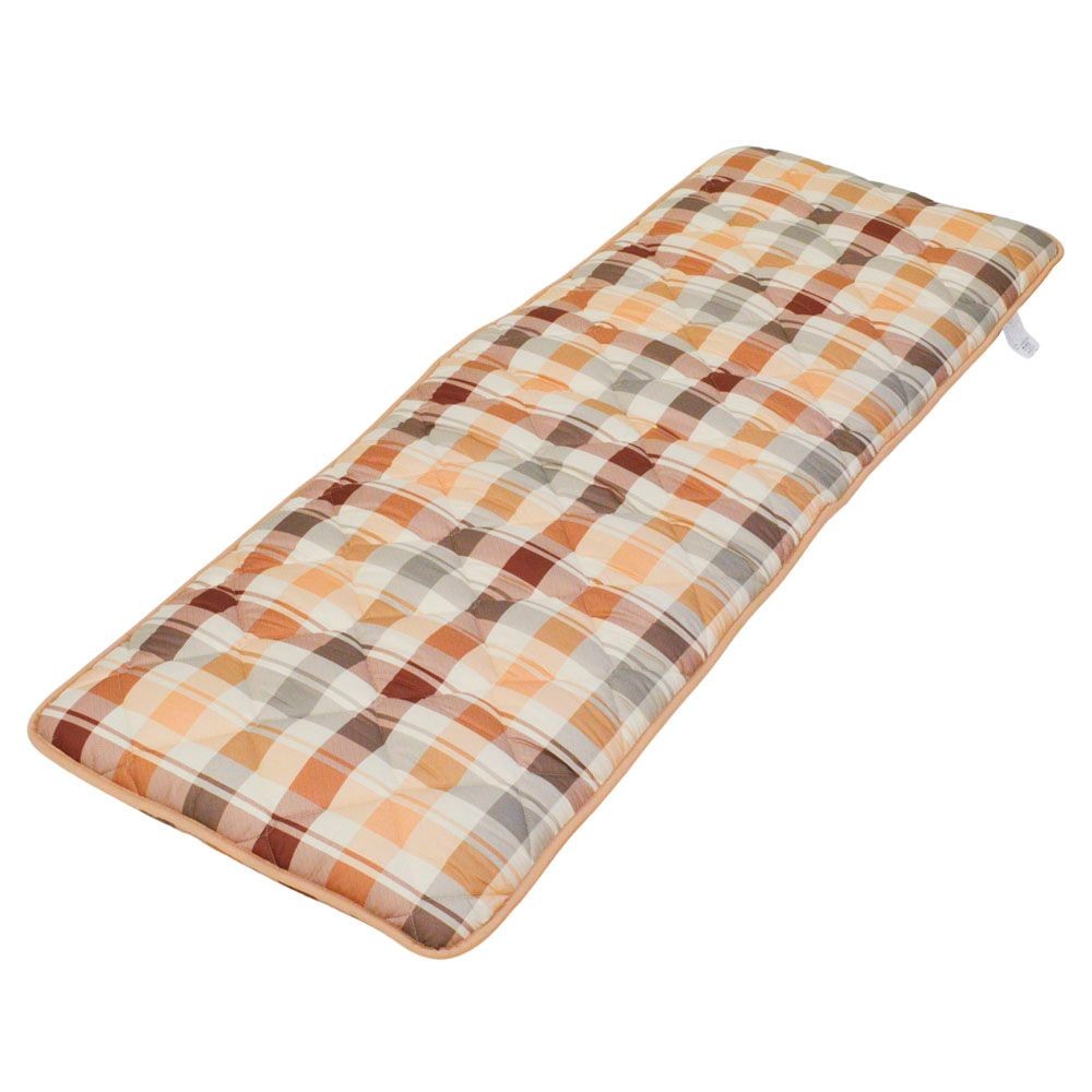 ヘタりにくい三層長座布団　プラッド　６５&times;１８０ｃｍ, プラッド柄, 65&times;180cm