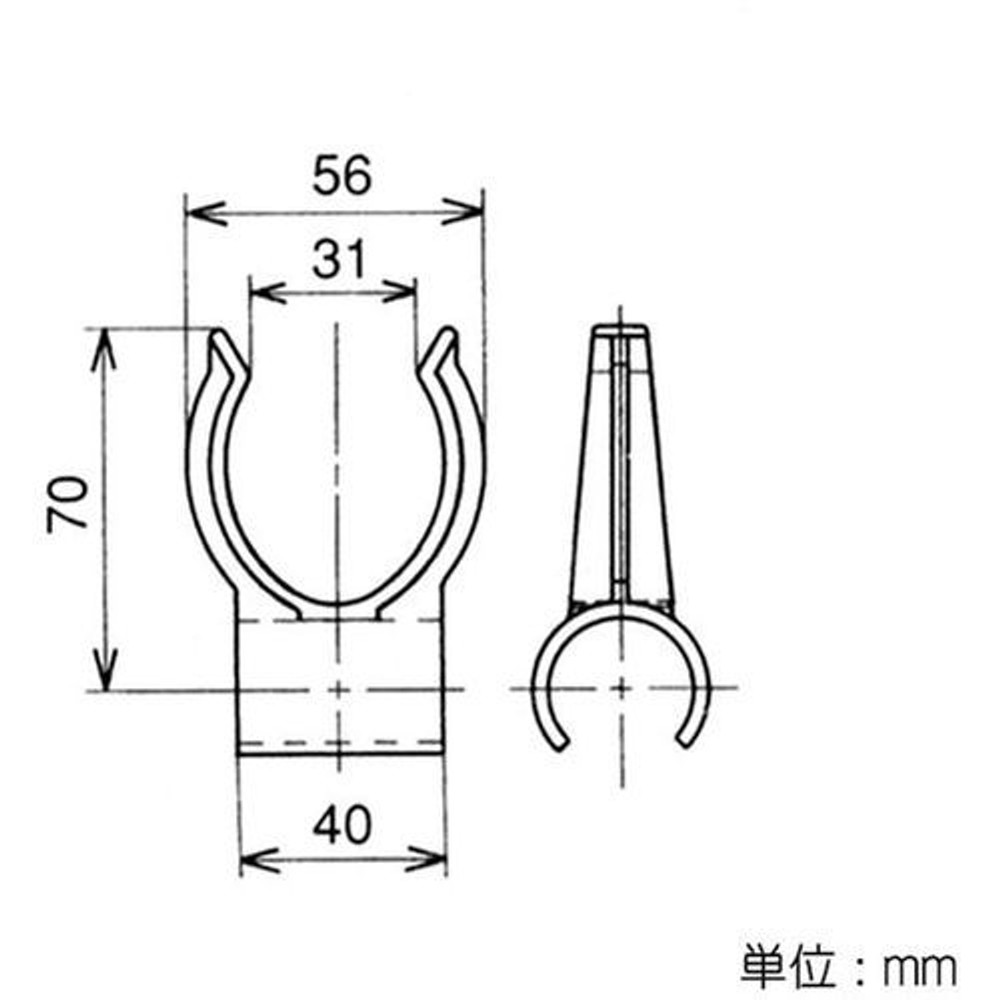 YAZAKI 矢崎化工 イレクタープラスチックジョイント J-129 S Φ28用, ブラック, J-129 S