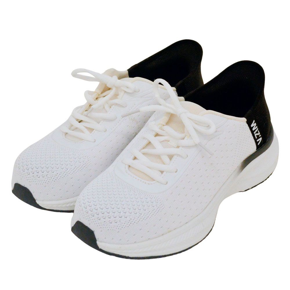 ウィザ WIZ'A 立ったまま履けるセーフティシューズ ホワイト, ホワイト, 25.0cm