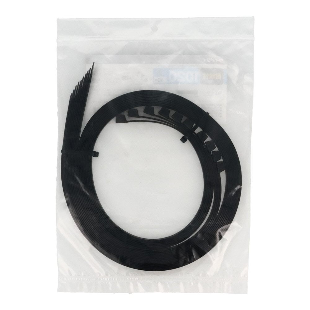 結束バンド ワイドロックタイ 1020mm 黒 耐候 10本, 黒, 1020mm