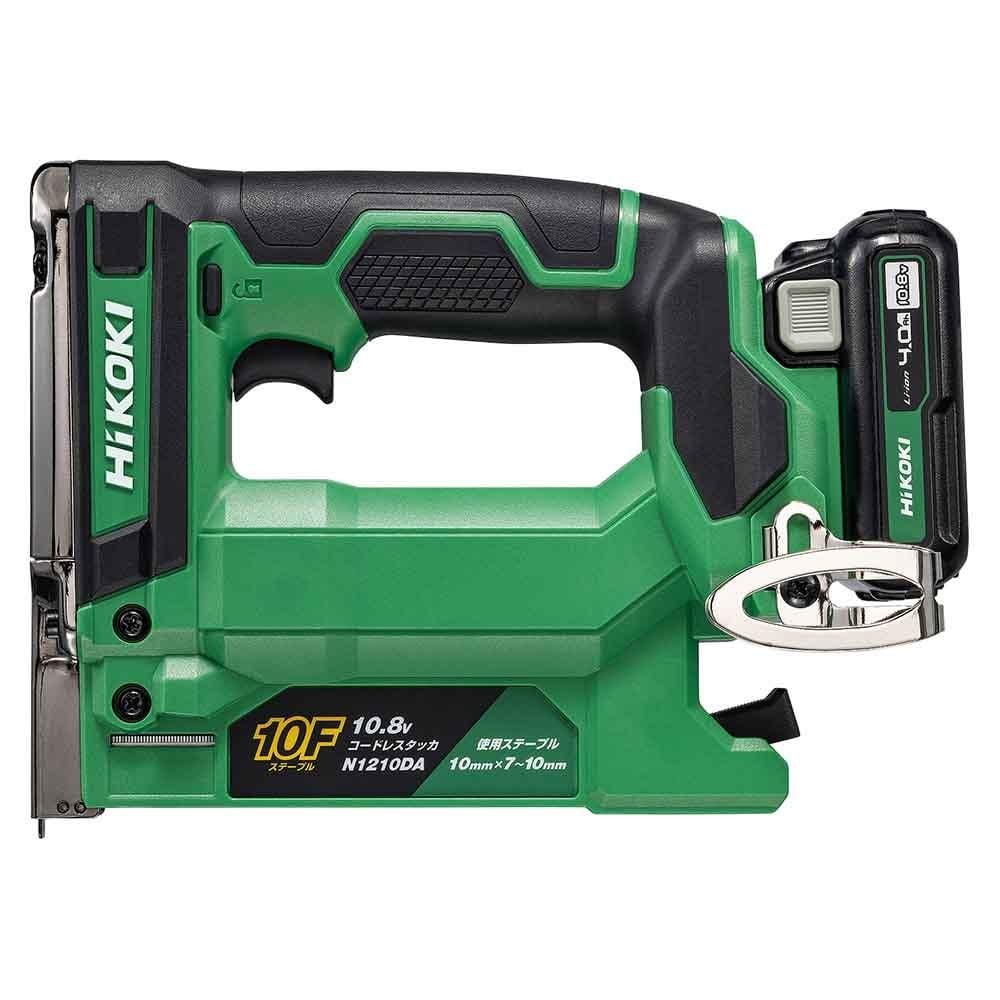 ハイコーキ　HiKOKI 10．8Ｖタッカ N1210DA LS, アグレッシブグリーン, N1210DA LS