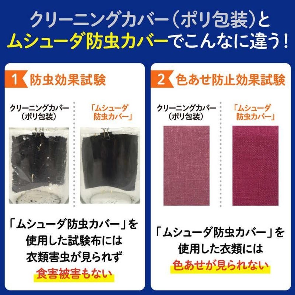 エステー 防虫カバー1年　コートワンピース用　6枚, コート・ワンピース用, 6枚入