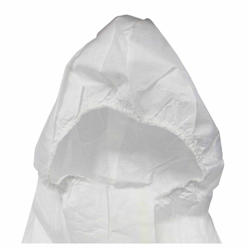 マイクロガード 使い捨て化学防護服 アスベスト作業用1500 S, 白, 使い捨て