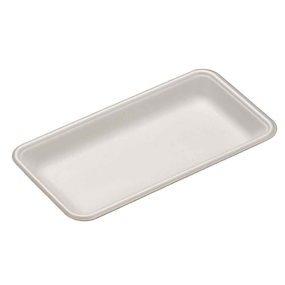 発泡トレー平　大　１００Ｐ, ホワイト, 100枚入り