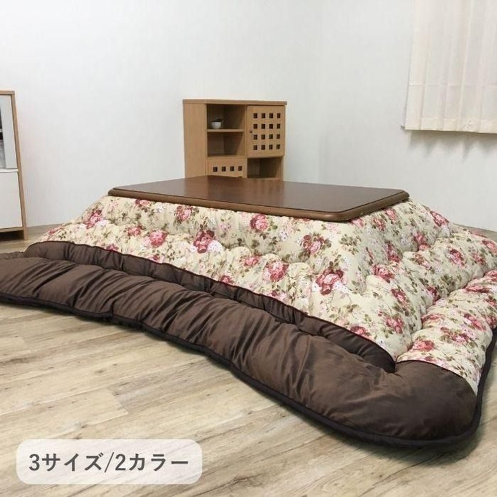 イケヒコ こたつ布団 掛布団 『フロール』  ベージュ 【メーカー直送・代引不可】, ベージュ, 205&times;205cm