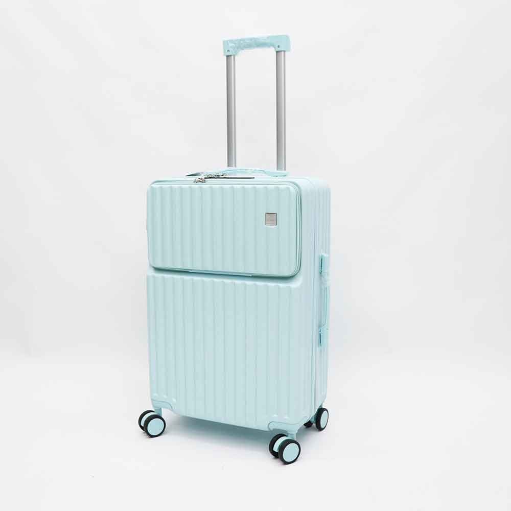 ＵＳＢポート付きキャリーケース　Ｍサイズ, ブラック, M