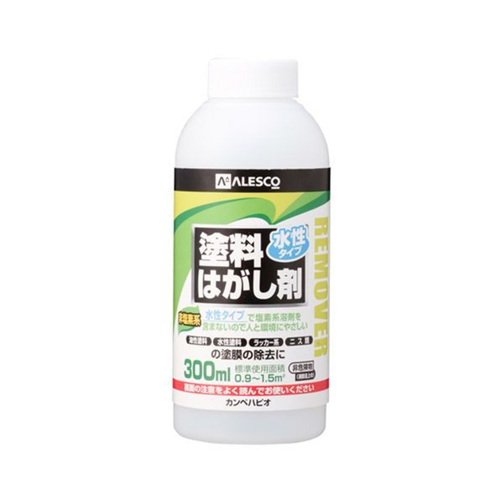 カンペハピオ 水性タイプ 塗料はがし剤 300mL, 白濁色, 300ml