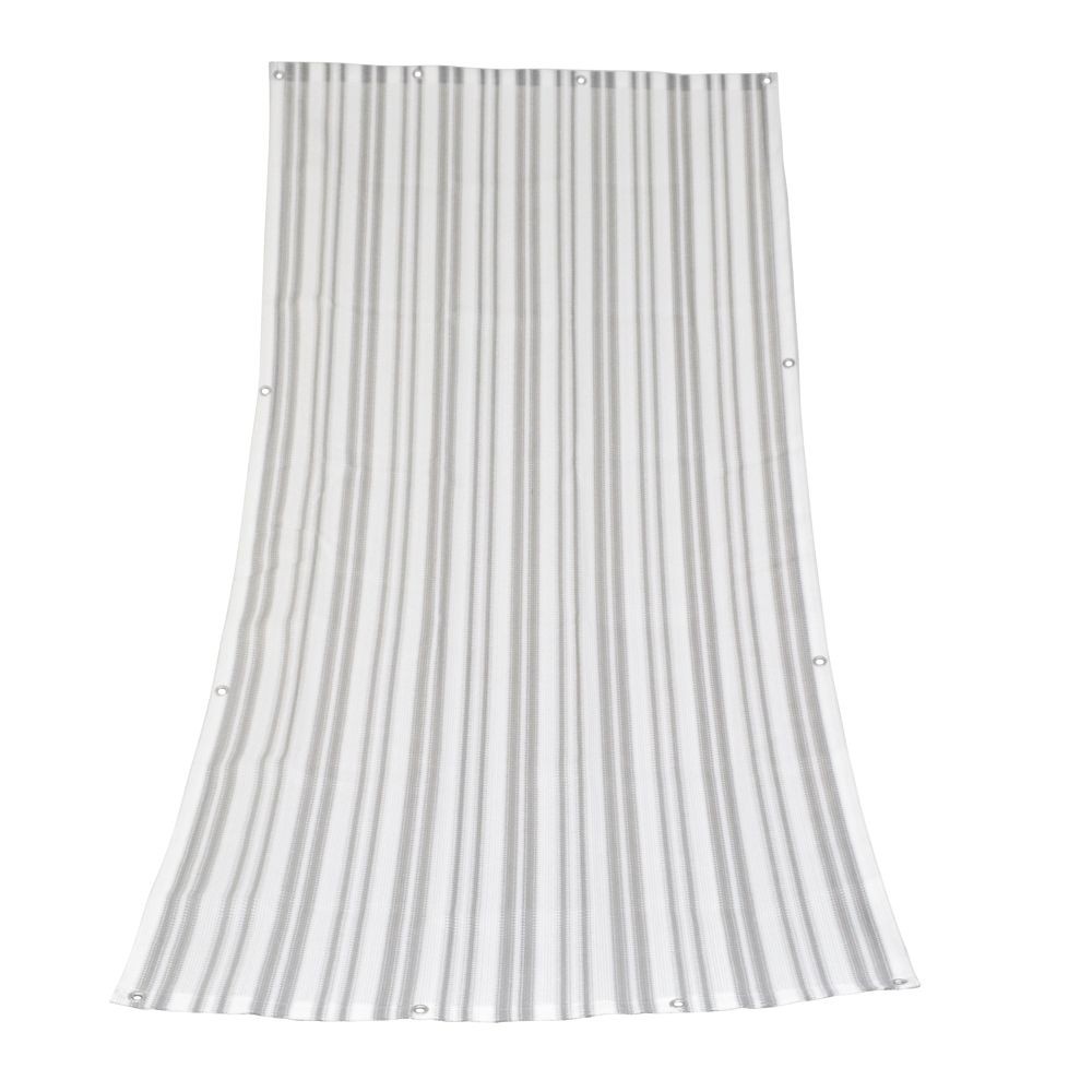 日よけオーニング グレーストライプ, グレーストライプ（100&times;200）, 100&times;200cm