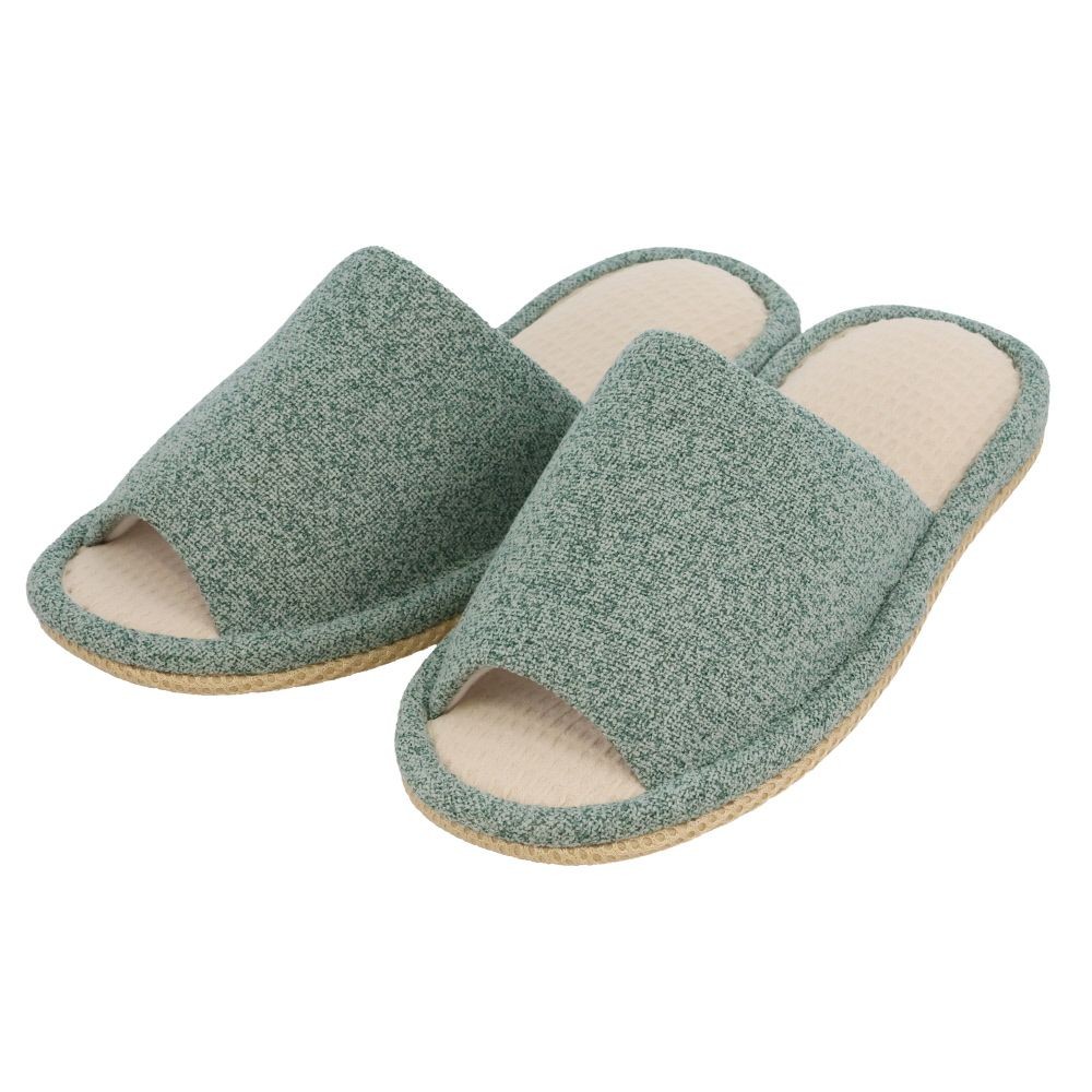 静音スリッパ　Ｌ　グリーン, グリーン, Lサイズ