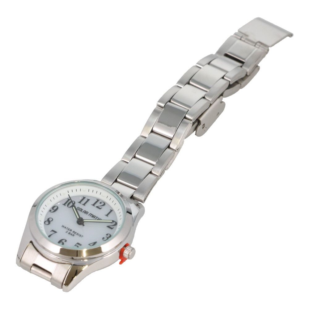 クレファー　アナログウォッチ　ソーラー　レディース, シルバー, レディース