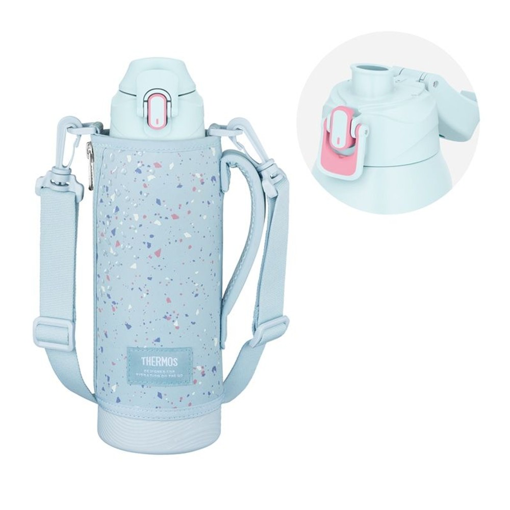 サーモス　真空断熱スポーツボトル ＦＪＳー１０００Ｆ ＦＲＢ, フロスティブルー, 1L