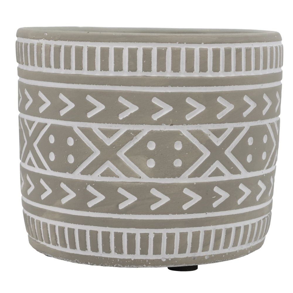 デザインセメントポット　ＧＹ　&Phi;14．2&times;Ｈ12．5, グレー, &Phi;14．2&times;Ｈ12．5