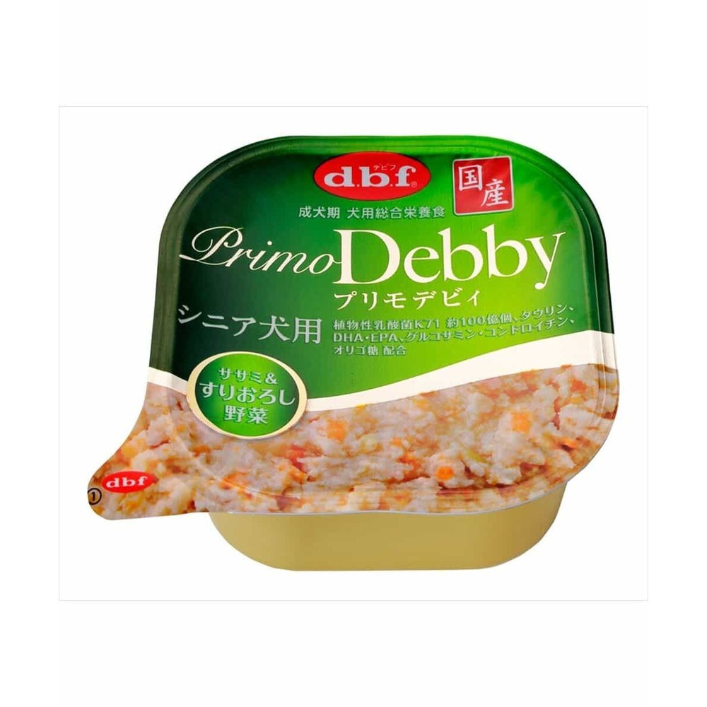 デビフ プリモデビィ シニア犬用 ササミ＆すりおろし野菜 95g, ササミ＆すりおろし野菜, 95g
