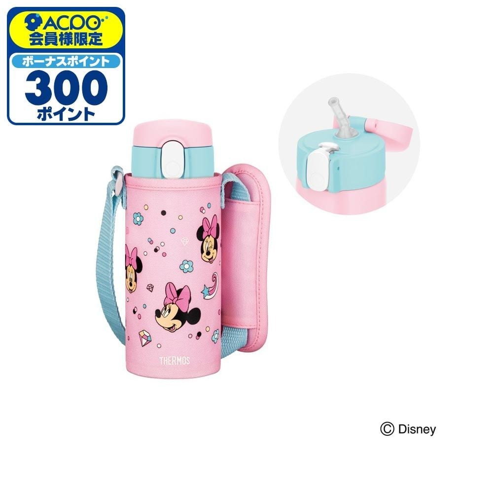 サーモス　真空断熱ストローボトル　ＦＪＶー４００ＦＤＳ　ＰーＢＬ, ピンクブルー, 410ml