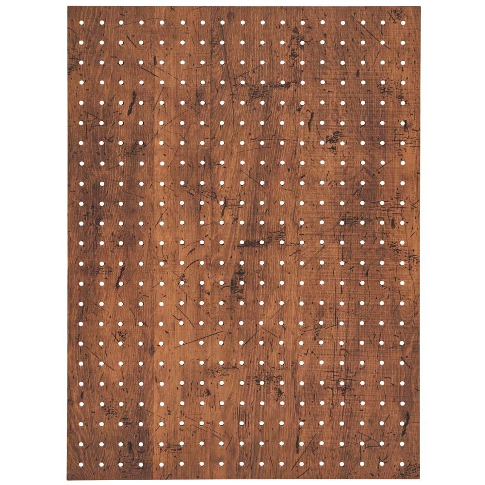 カットシャビー有孔ＬＢ　約幅４４０ｍｍ ５．５ｍｍ厚, ログブラウン幅440(590), 長さ590mm