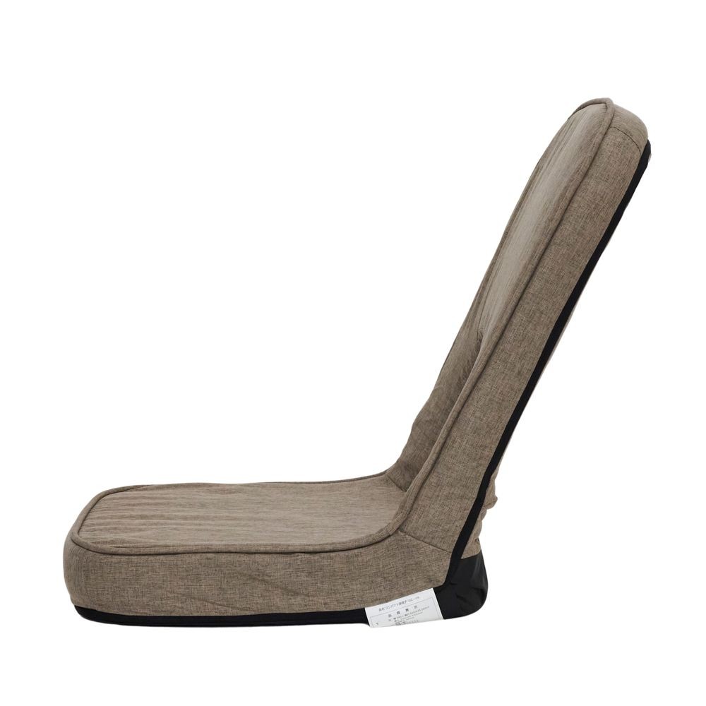 コンパクト座椅子ＶＩＺー０９, ベージュ, 幅390mm×奥行560mm×高さ535mm