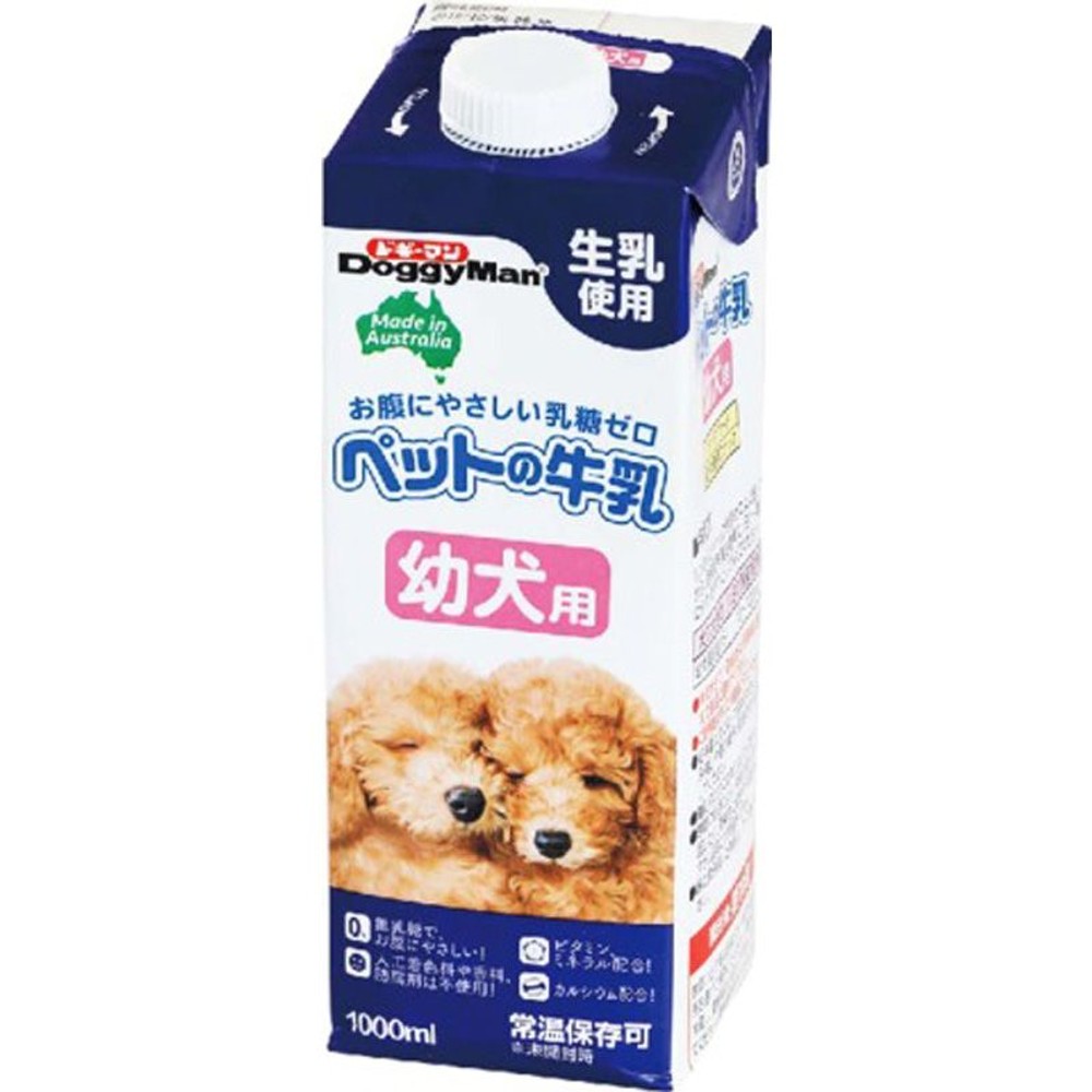 ドギーマン　ペットの牛乳幼犬用　1000ｍｌ, 幼犬用, 1000ml