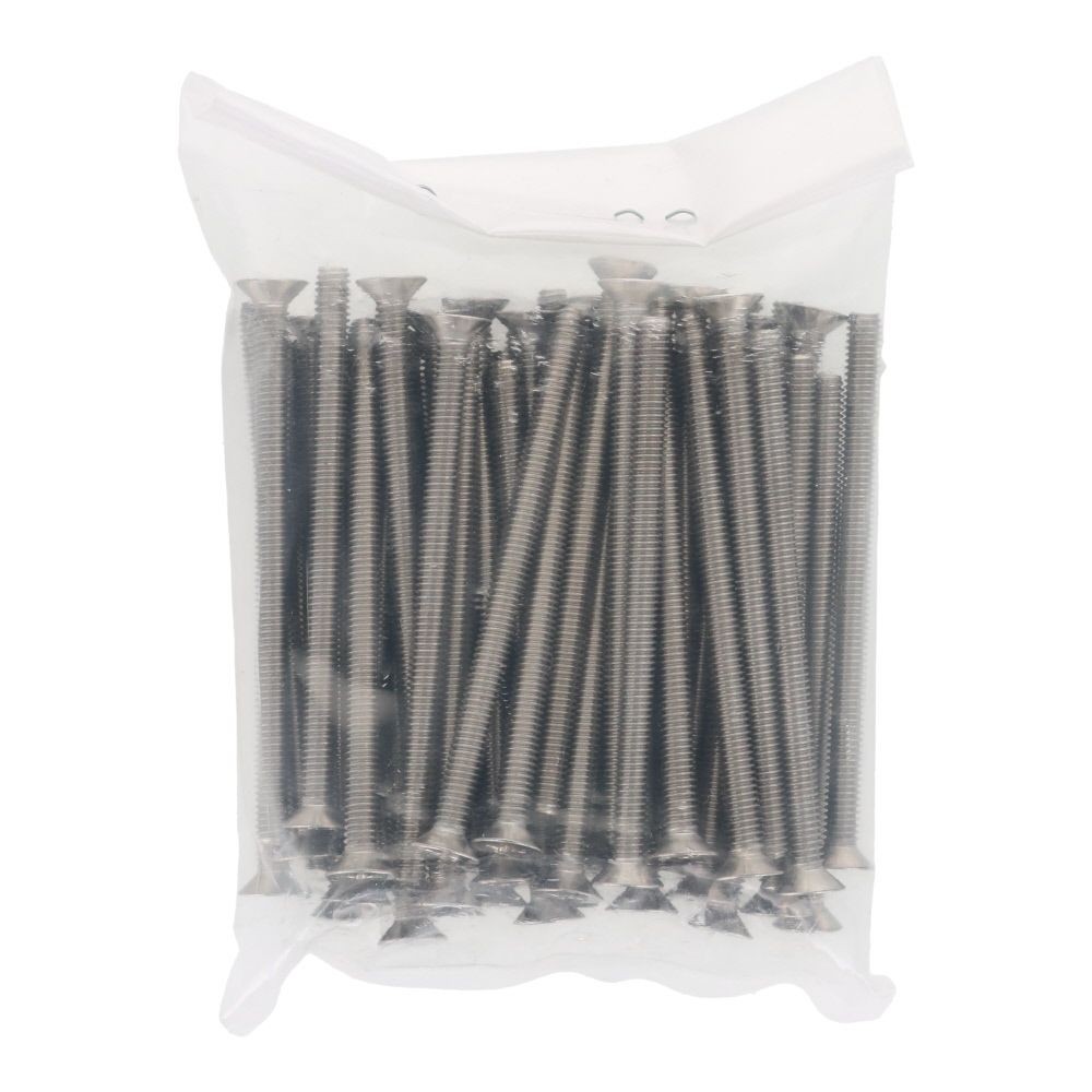 ＯＨＳＡＴＯ　ステンレス　小ねじ　皿　Ｍ４&times;６０　５０入, ステンレス, 50個入り