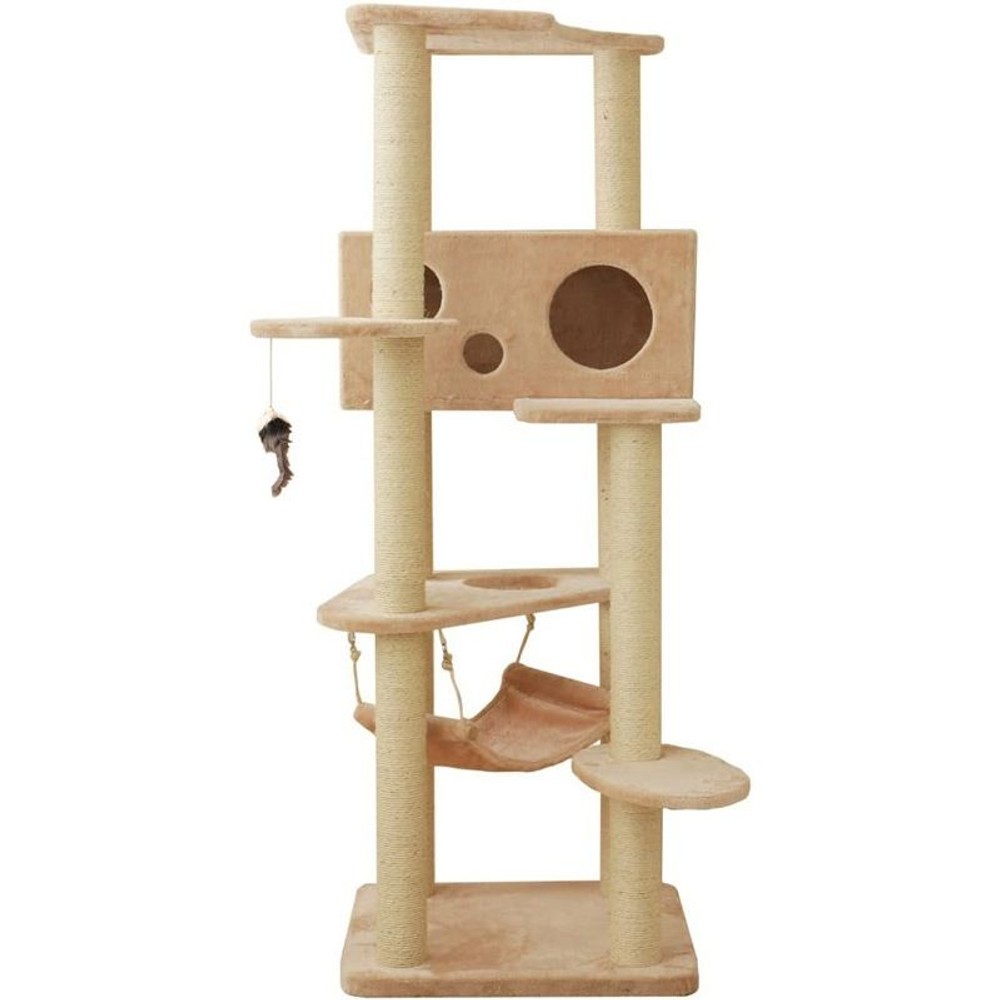 Mau　キャットタワー　アラモード　ピンク, ピンク, 162cm