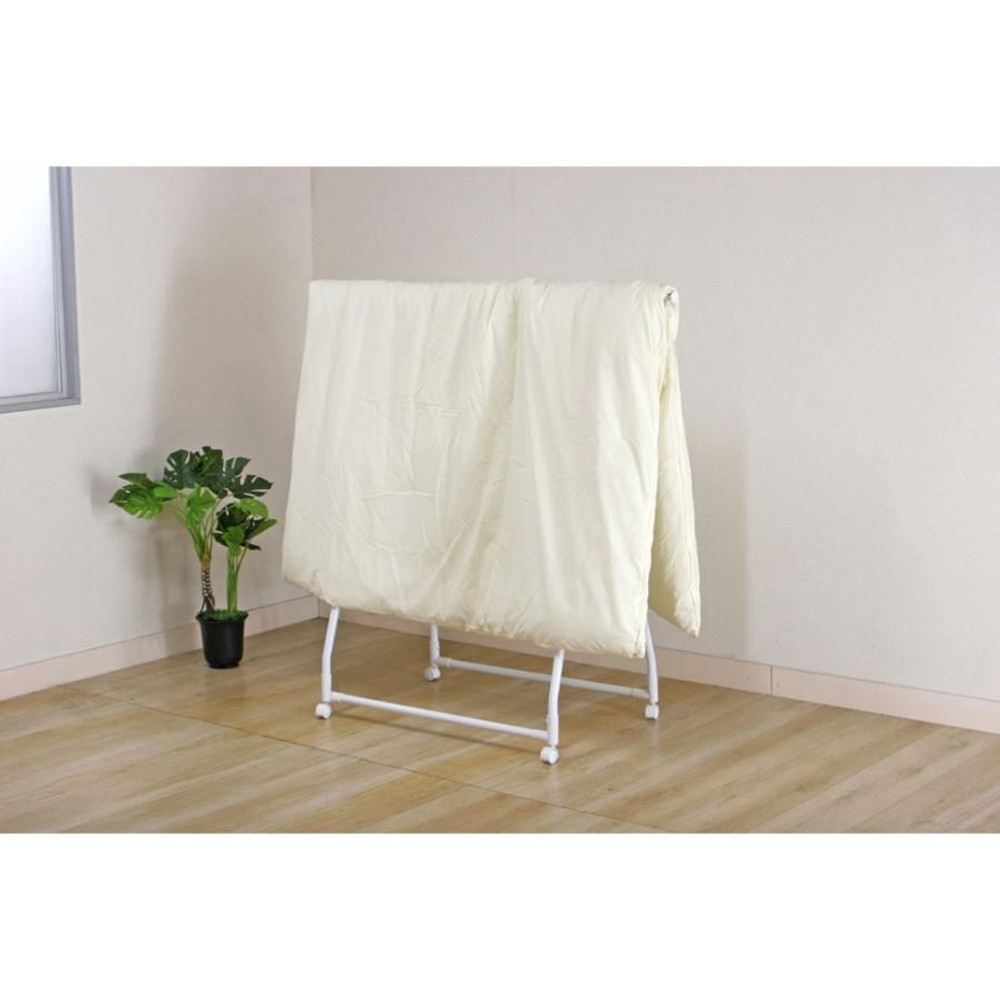 不二貿易  折りたたみ収納ハンガー　ＷＨ 【メーカー直送・代引不可】, ホワイト, -