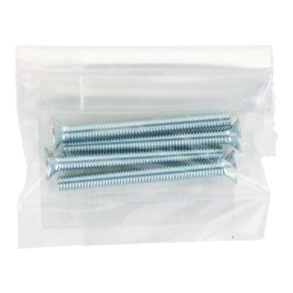 小ねじ　皿　ユニクロ　Ｍ３&times;３０ｍｍ　４本入, シルバー, M3&times;30mm