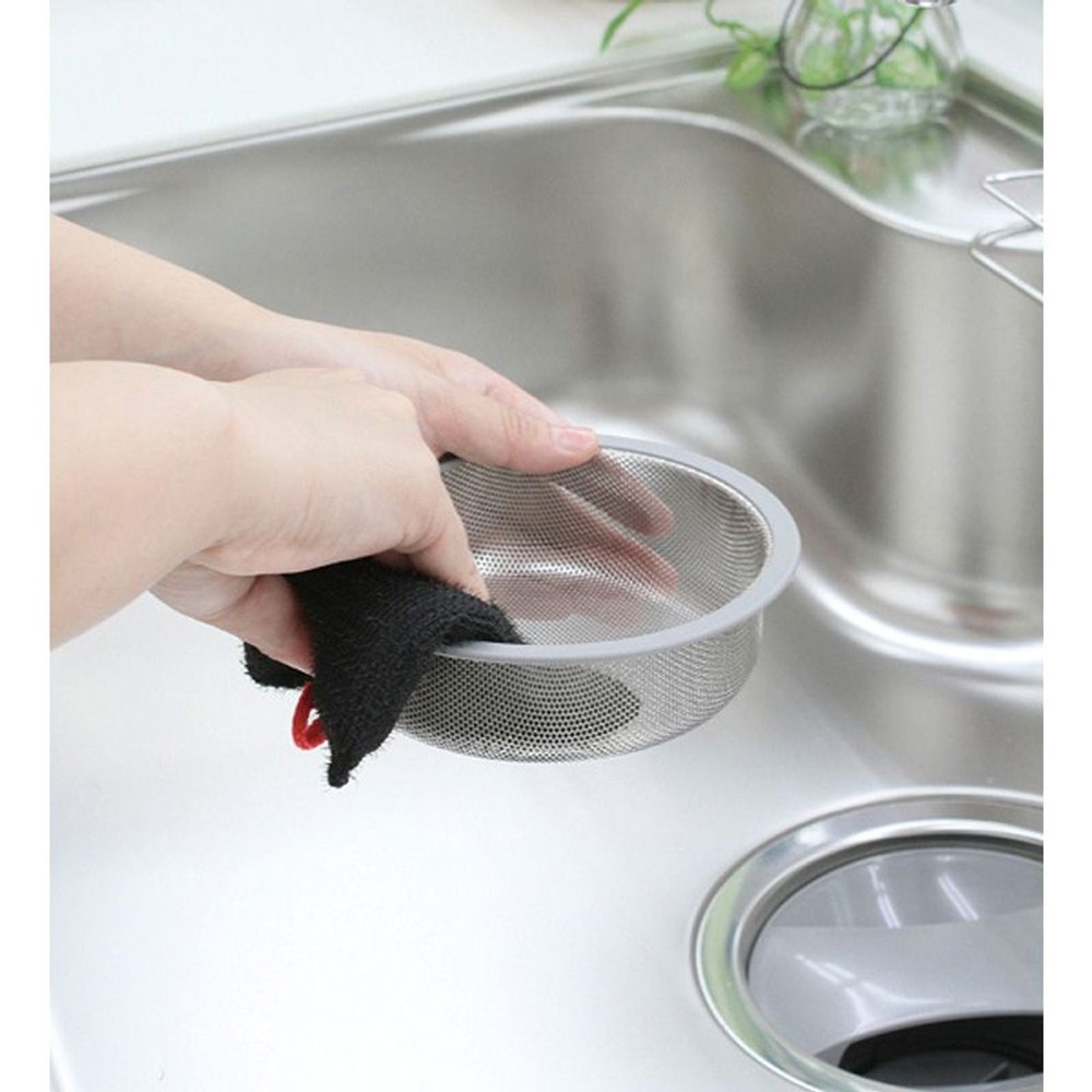 サンベルム　排水口ヌメリ取りタワシ　ブラック, その他カラー１, その他サイズ１