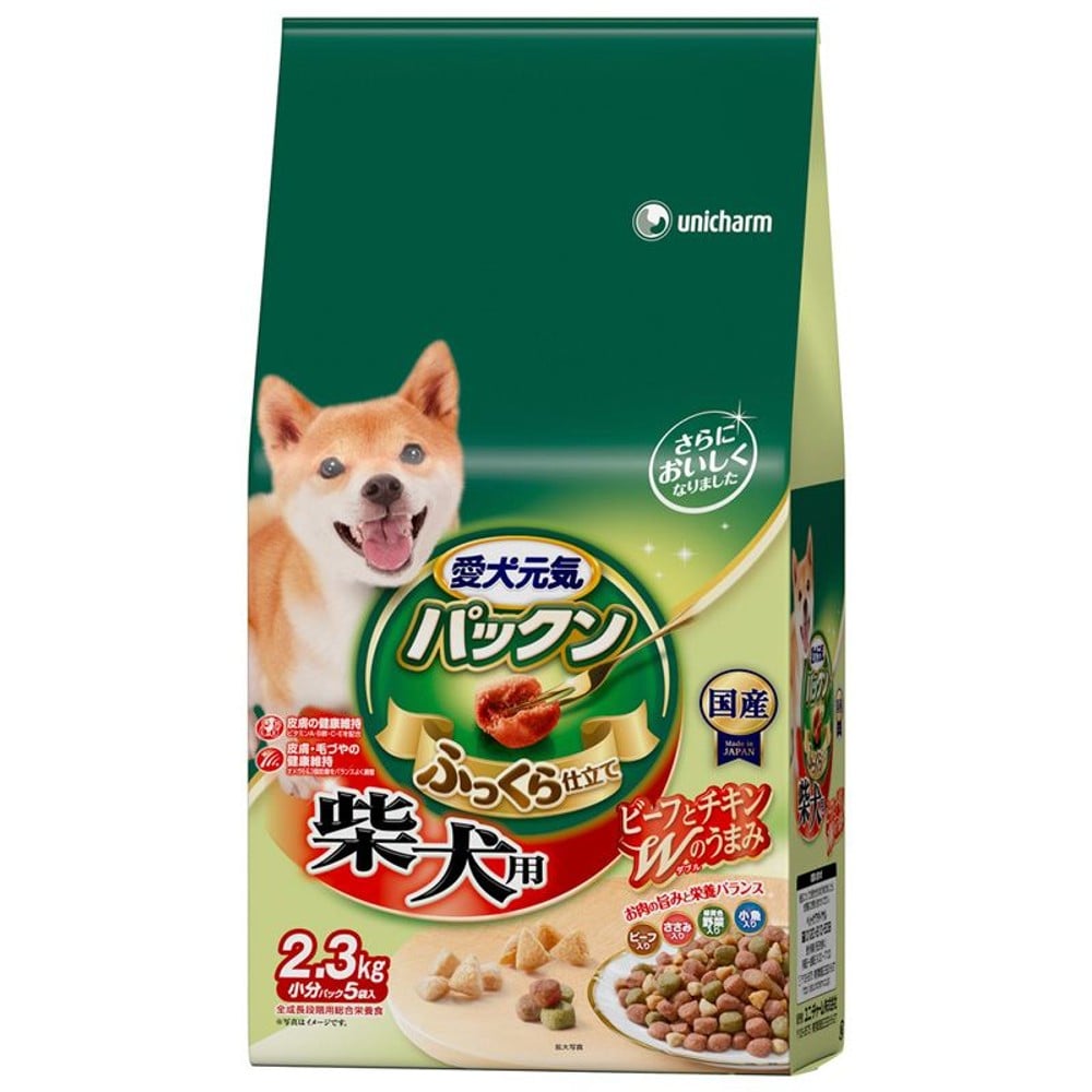 ゲインズパックン柴犬用ビーフ・ささみ・野菜・小魚　2．3ｋｇ, その他カラー１, その他サイズ１