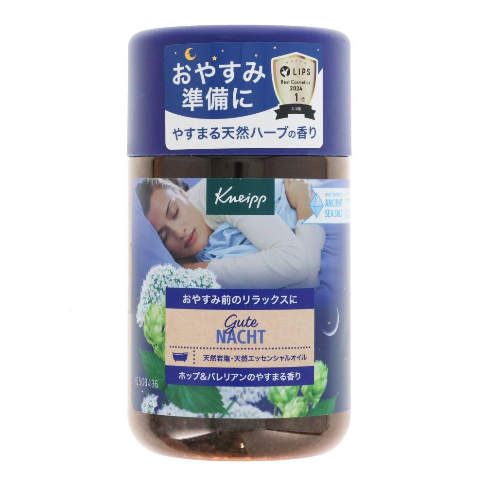 クナイプバスソルト　グーテナハト　ボトル　８５０ｇ, ホップ＆バレリアンの香り, 850g