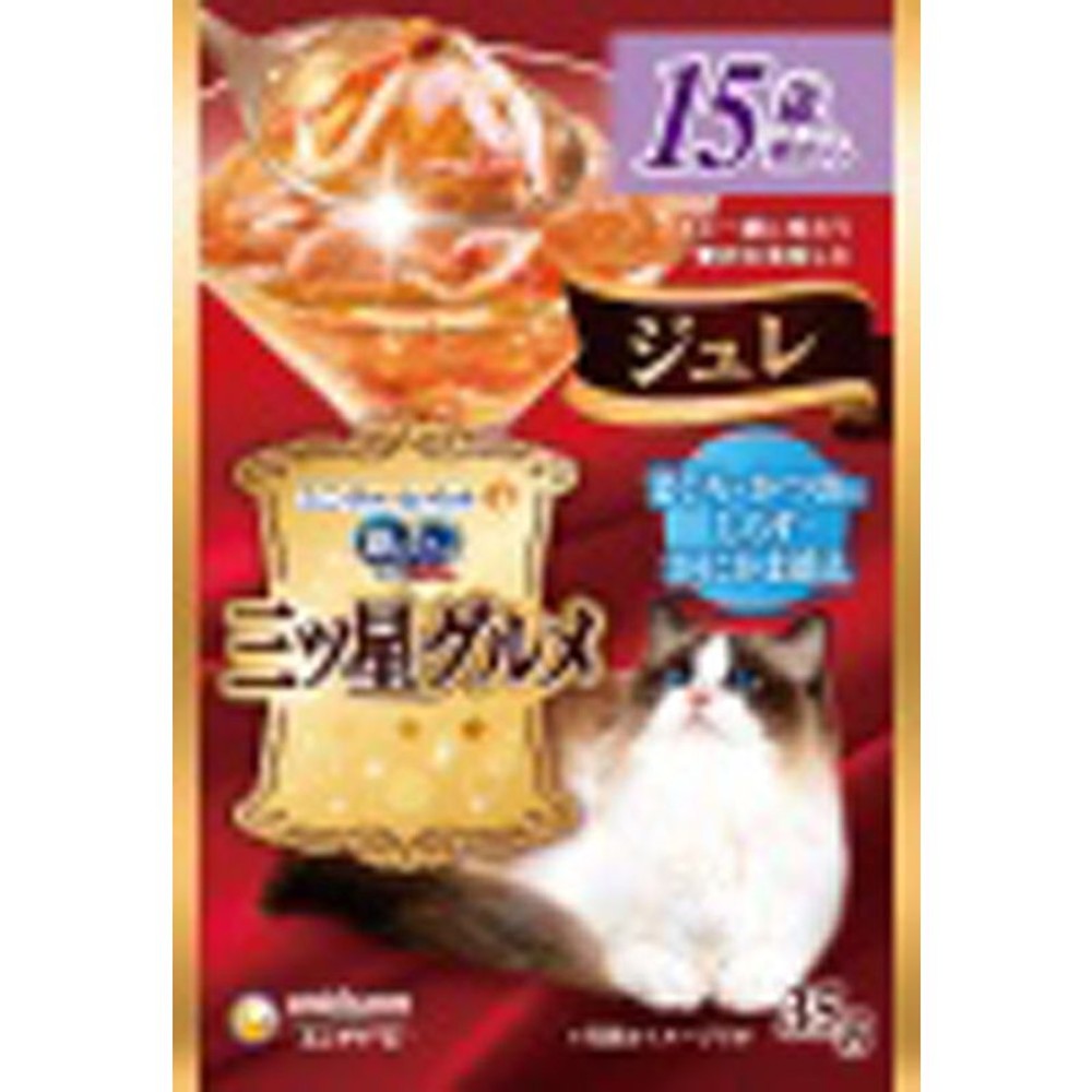 ユニチャーム　三ツ星パウチジュレ　15歳かにかま　35ｇ, その他カラー１, その他サイズ１