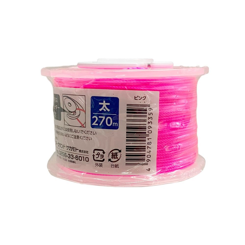 ウイザ WIZ'A 水糸カッター付 ピンク, ピンク, 太さ: 細（約0.3mm）&times;500m