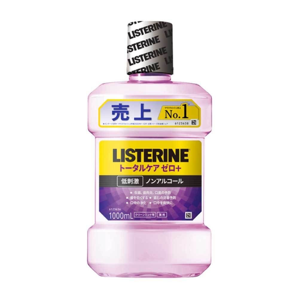 薬用リステリン　トータルケアゼロプラス　１０００ＭＬ, クリーンミント, 1000ml