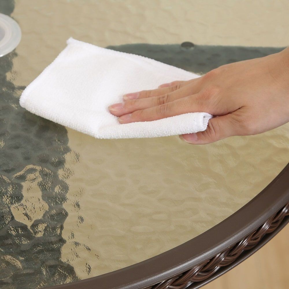 ガラステーブル2【メーカー直送・代引不可】, ブラック, ガラステーブル