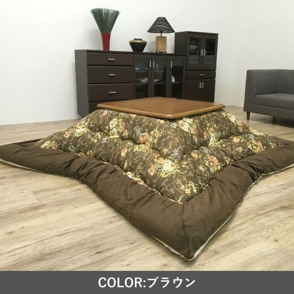 イケヒコ こたつ布団 掛布団 『イシス』  ブラウン 【メーカー直送・代引不可】, ブラウン, 205&times;205cm