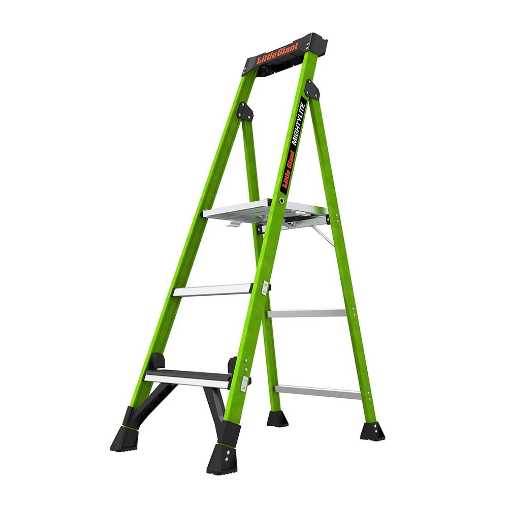 長谷川工業 マイティーライト3段　LG-15405 (マイティーライト2.0  3段), グリーン, LG-15405