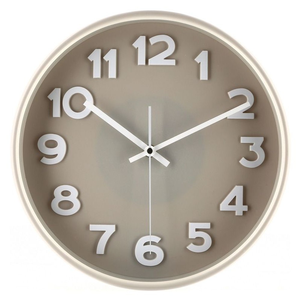 掛時計　スピカ2　30cm, サンドベージュ, 30cm