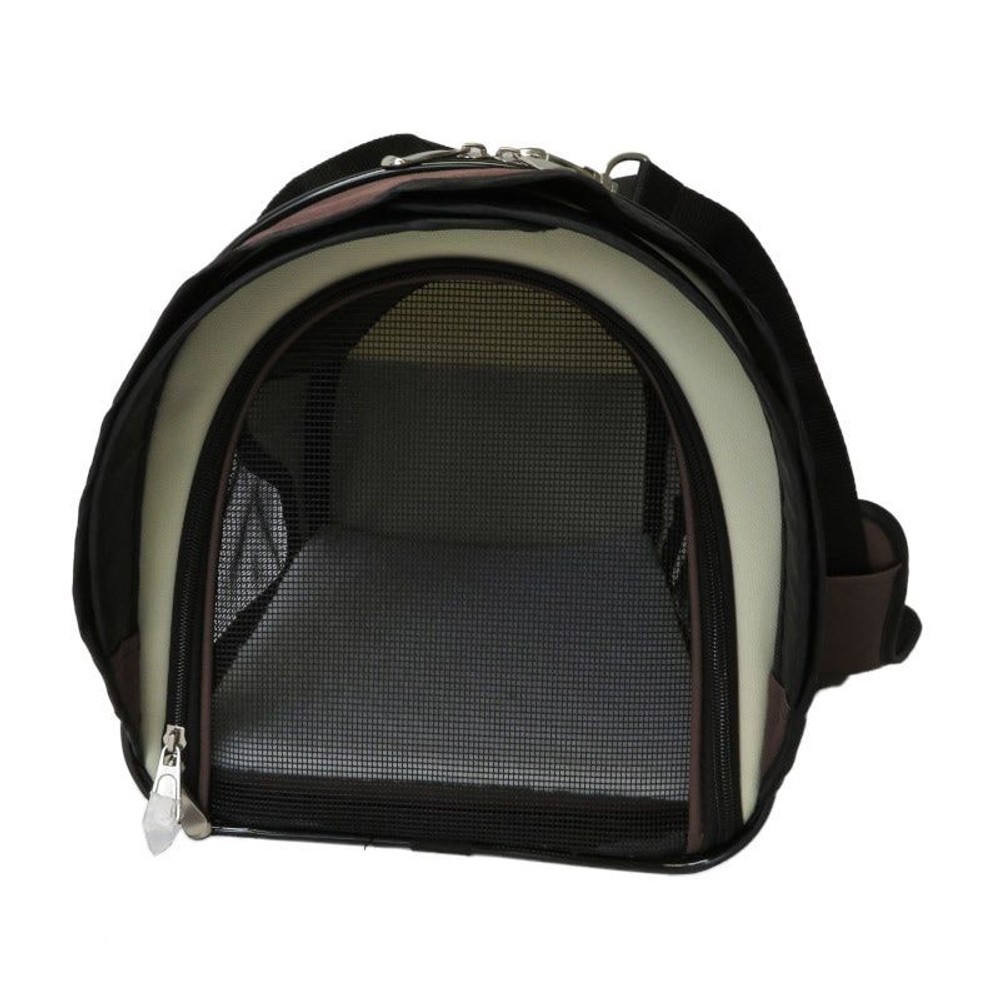 ビバホーム 折りたたみ式ペット用キャリーバッグ　BR, ブラウン（S）, Sサイズ
