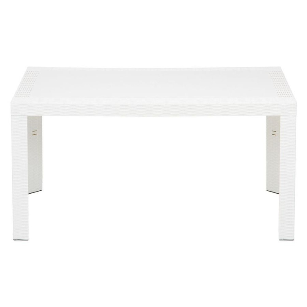 不二貿易  ステラ　テーブル　80×140 【メーカー直送・代引不可】, ホワイト, 80×140cm