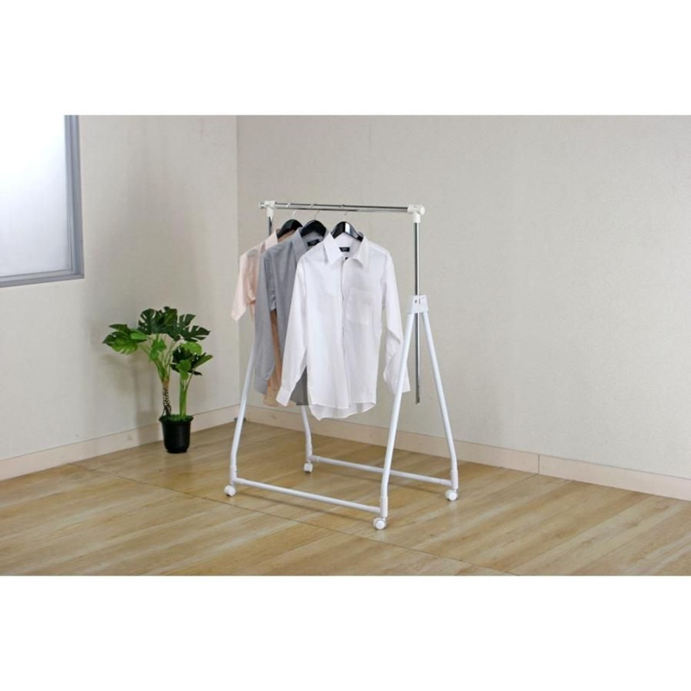 不二貿易  折りたたみ収納ハンガー　ＷＨ 【メーカー直送・代引不可】, ホワイト, -