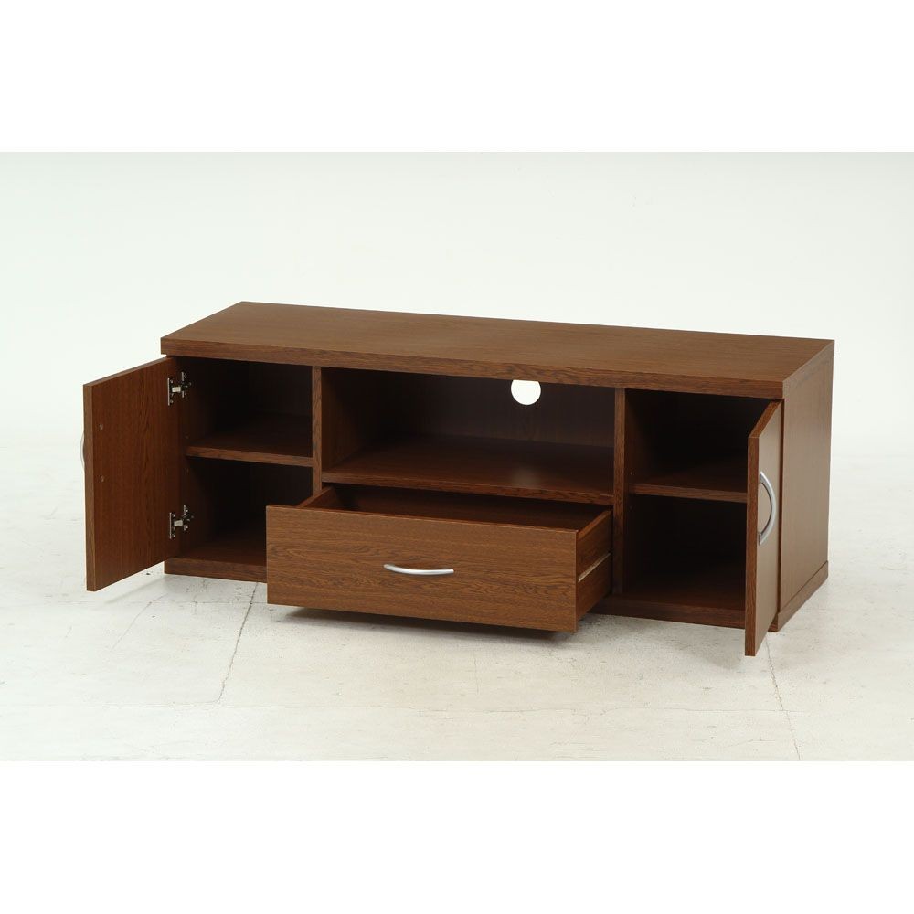 不二貿易 ラルゴ　ワイドローボードオークＢＲ【メーカー直送・代引不可】, ブラウン, 幅1180mm&times;奥行415mm&times;高さ450mm