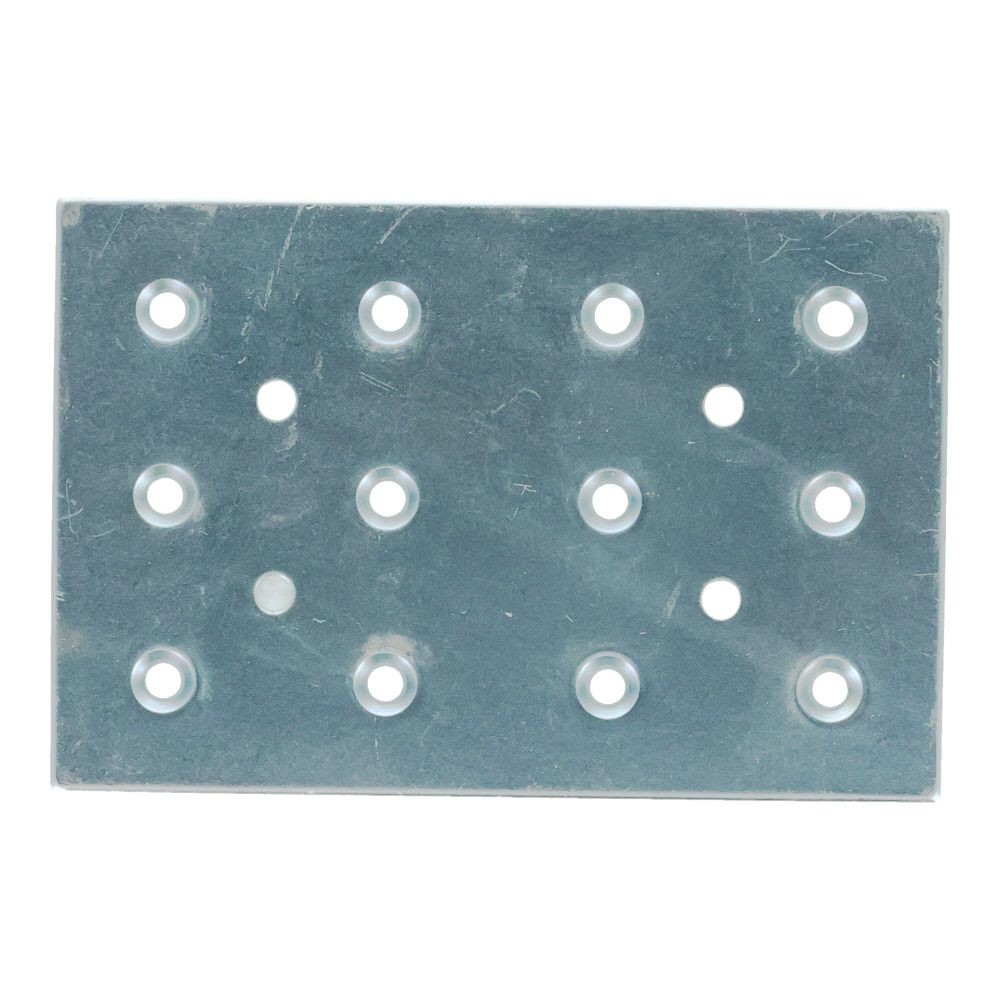 ２×４メッキ金具　帯金具８０×１２０, メッキ, 帯金具