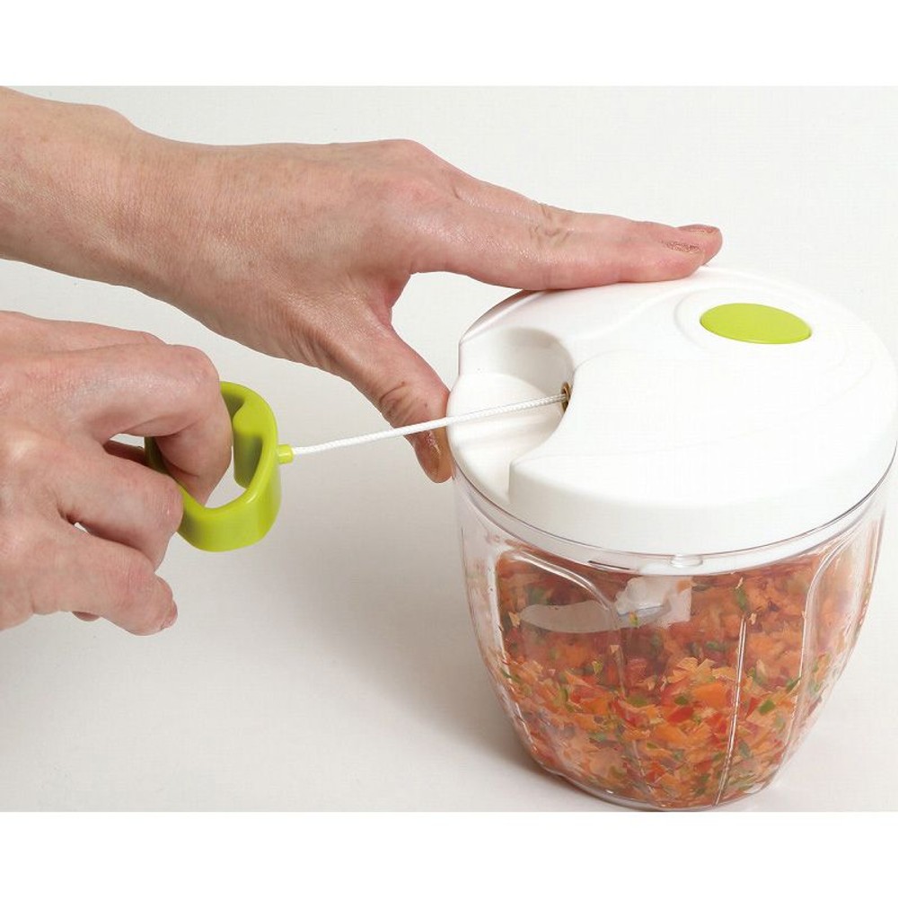 簡単みじん切り器, ホワイト（小）, 小